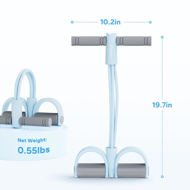 Multi-functional pedal resistance band