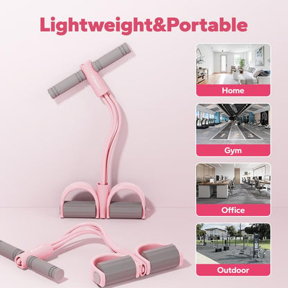 Multi-functional pedal resistance band