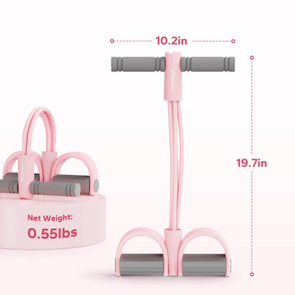 Multi-functional pedal resistance band