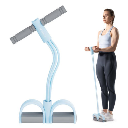 Multi-functional pedal resistance band