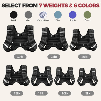 BAGAIL Weighted Training Vest